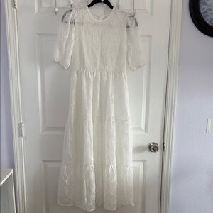 Maxi White Summer Dress